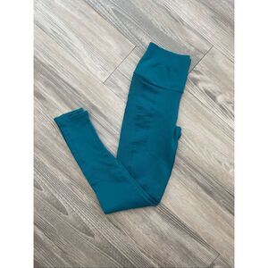 NWOT NUX teal leggings Size Small